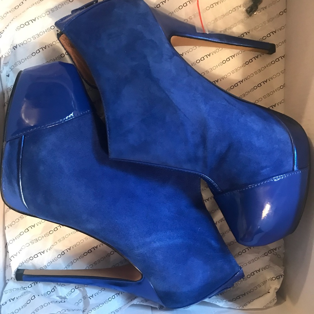 Aldo Korsen Cobalt Blue Heels